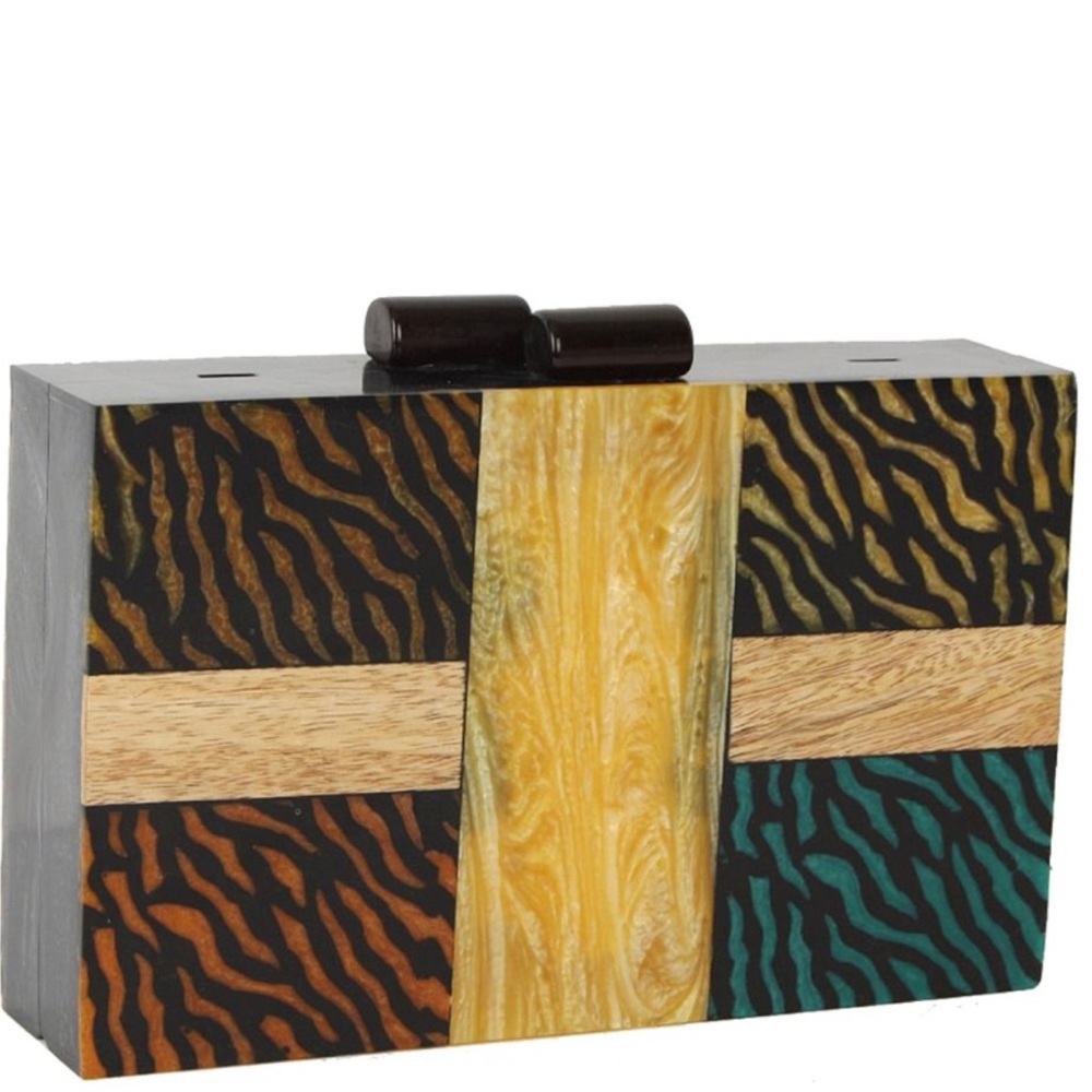 ‼️NEW Animal Print Acrylic Clutch - Picture 4 of 5
